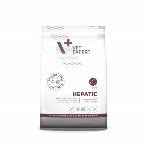VET EXPERT Veterinary Diet Hepatic Dog - sucha karma dla psa - 2kg - Galeria zdjęcie 3
