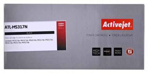 Activejet ATL-MS317N toner do Lexmark; Zamiennik Lexmark 51B2000, Supreme; 2500 stron; czarny) - Galeria zdjęcie 3