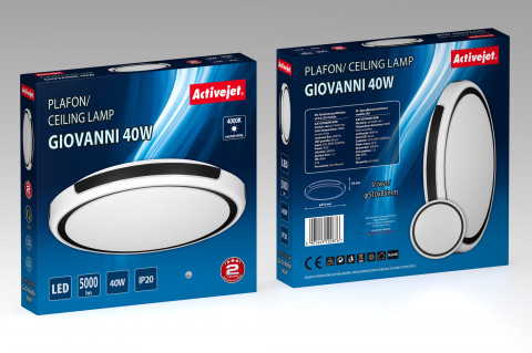 Plafon LED Activejet AJE-GIOVANNI 40W - Galeria zdjęcie 5