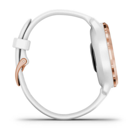 Zegarek Garmin Venu 2S (40 mm) Rose Gold Stainless Steel Bezel / White Case / Silicone Band - Galeria zdjęcie 5