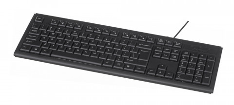 KLAWIATURA A4-TECH KR-83 - USB - CZARNA - Galeria zdjęcie 1