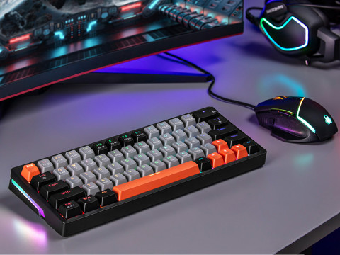 TRACER KLAWIATURA GAMEZONE EVO1 HOT SWAP 63 SZARA - Galeria zdjęcie 6