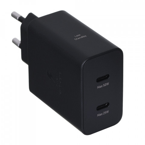 Samsung 50W Power Adapter Duo, Black - Galeria zdjęcie 3
