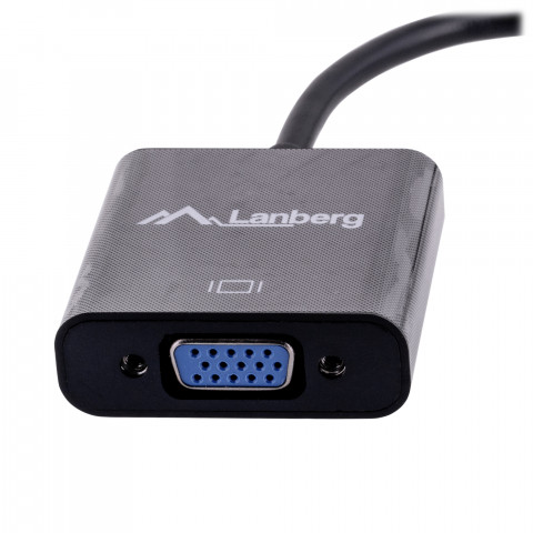 Lanberg adapter mini Displayport(M)->VGA(F) na kablu - Galeria zdjęcie 3