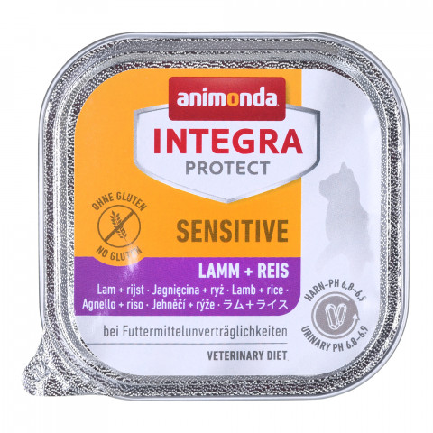 ANIMONDA Integra Protect Sensitive Jagnięcina z ryżem - mokra karma dla kota - 100g - Galeria zdjęcie 2