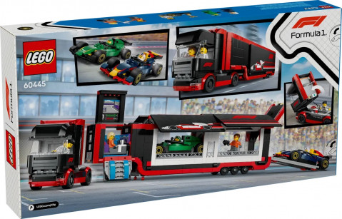 LEGO CITY 60445 F1 Ciężarówka z bolidami RB20 i AMR24 F1 - Galeria zdjęcie 2