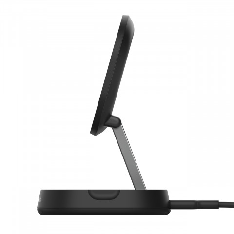 Ładowarka bezprzewodowa Belkin BoostCharge Pro Convertible Magnetic Wireless Charging Stand with Qi2 15W + 20W USB-C Power Supply Black - Galeria zdjęcie 5