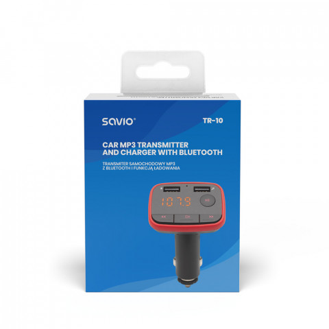 SAVIO TRANSMITER FM BLUETOOTH TR-10 - Galeria zdjęcie 4