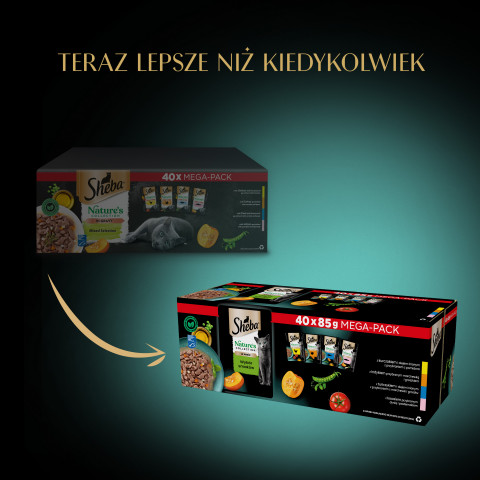 SHEBA Nature's Collection Mix - mokra karma dla kota - 40x85 g - Galeria zdjęcie 16