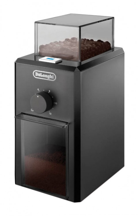 Młynek do kawy DeLonghi KG 79 (110W/ żarnowy/ czarny) - Galeria zdjęcie 1