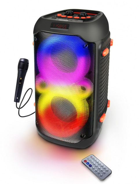 ESPERANZA GŁOŚNIK BT FM LED RGB SINGER EP156 - Galeria zdjęcie 1