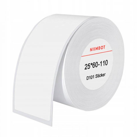 Etykiety termiczne Niimbot T25*60-110 White - Galeria zdjęcie 1