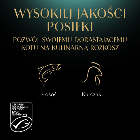 SHEBA Nature's Collection Drobiowe smaki w galarecie- Junior Kurczak/Łosoś - Mokra karma dla kota 40x85g - Galeria zdjęcie 9