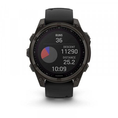Zegarek Garmin Fenix 8 Solar Sapphire Titanium Carbon Grey - Galeria zdjęcie 9