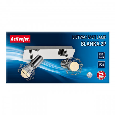 Listwa AJE-BLANKA 2P E14 2x40W - Galeria zdjęcie 3