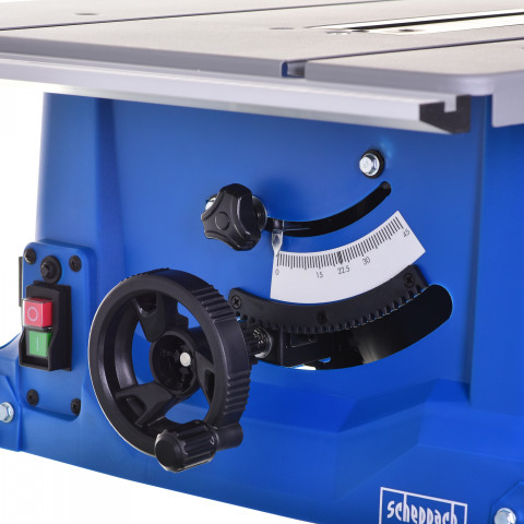Pilarka stołowa Scheppach HS100S 2,0KW fi 250mm 2 tarcze w zestawie - Galeria zdjęcie 8