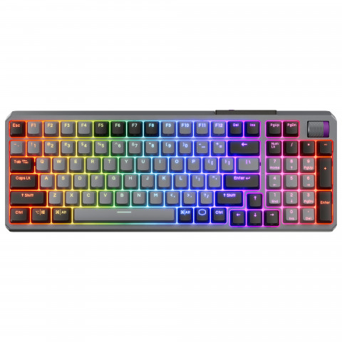 COOLER MASTER KLAWIATURA MK770/Gasket/Black grey/Box V2 Red/US - Galeria zdjęcie 2