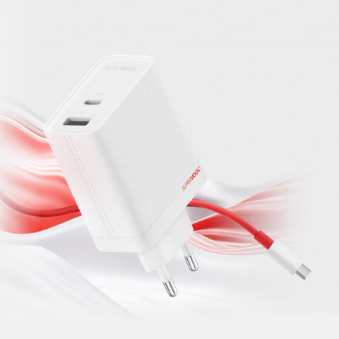 OnePlus Charger SUPERVOOC 120W 2 Ports with Cable White - Galeria zdjęcie 6