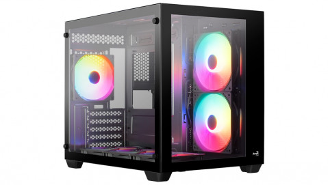Obudowa AEROCOOL PGS DRYFT MINI-G-BK-v1 FRGB - Galeria zdjęcie 1