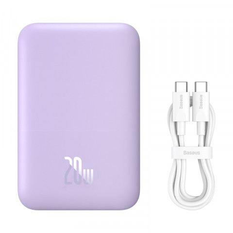 Powerbank Baseus Magnetic Mini Air 6000mAh (fiolet) - Galeria zdjęcie 9