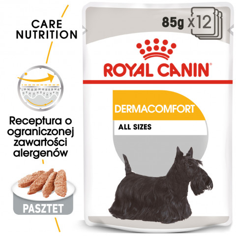 ROYAL CANIN CCN DERMACOMFORT LOAF mokra karma dla psa dorosłego - 12x85g - Galeria zdjęcie 3