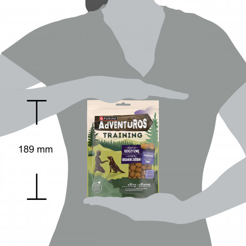 PURINA Adventuros Training dziczyzna - przysmak dla psa - 3x115g + 3x115g GRATIS! - Galeria zdjęcie 4