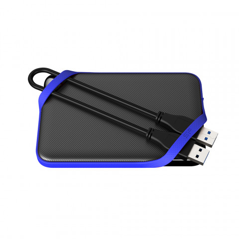 Dysk zewnętrzny HDD Silicon Power A62 Game Drive (1TB; 2,5"; USB 3.2; 5400 obr/min; Blue; SP010TBPHD62SS3B) - Galeria zdjęcie 4