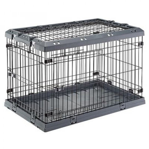 FERPLAST Superior 90 - klatka dla psów - 92 x 58,5 x 62,5 cm - Galeria zdjęcie 1