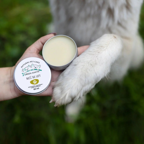 GREEN SANTE Naturalna maść na łapy dla psa i kota - 60ml - Galeria zdjęcie 2