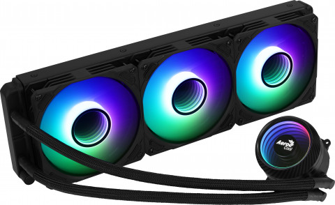 Chłodzenie wodne AEROCOOL PGS MIRAGE L360 ARGB BK - Galeria zdjęcie 1