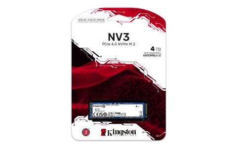 Kingston DYSK SSD 4000G NV3 M.2 2280 PCIe 4.0 NVMe - Galeria zdjęcie 2