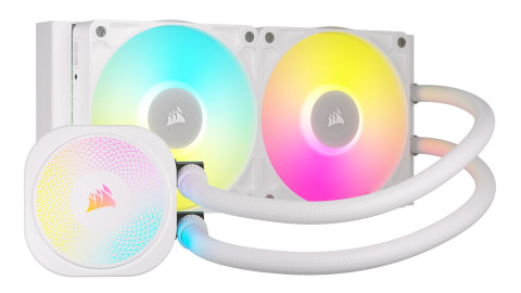 CORSAIR iCUE LINK TITAN 240 RX RGB White AIO, 240mm Radiator, Liquid CPU Cooler - Galeria zdjęcie 1