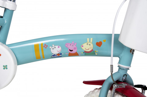 Rower dziecięcy 12" Świnka Peppa zielony 1198 TOIMSA - Galeria zdjęcie 11
