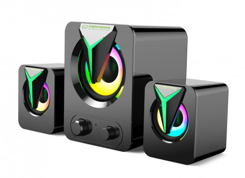 ESPERANZA GŁOŚNIKI 2.1 USB RAINBOW SOPRANO EGS107 - Galeria zdjęcie 1