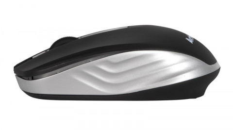 Activejet AMY-313 Mysz bezprzewodowa USB (optyczna; 1200 DPI; czarno-srebrna) - Galeria zdjęcie 3