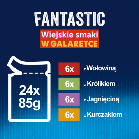 PURINA Felix Fantastic: wiejskie smaki - karma dla kota - 24 x 85g - Galeria zdjęcie 8