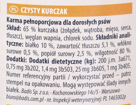 ANIMONDA GranCarno Single Protein kurczak - mokra karma dla psa - 400 g - Galeria zdjęcie 2
