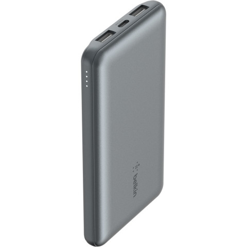 Powerbank Belkin BoostCharge Power Bank 10K 2xUSB-A + 1xUSB-C 10000mAh 15W Grey - Galeria zdjęcie 1