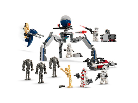 LEGO Star Wars 75372 Zestaw bitewny z żołnierzem armii klonów™ i droidem bojowym™ - Galeria zdjęcie 4