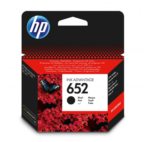 Tusz HP czarny HP 652 F6V25AE - Galeria zdjęcie 1
