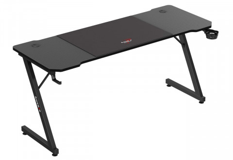 Biurko gamingowe Huzaro Hero 4.8 Black - Galeria zdjęcie 3