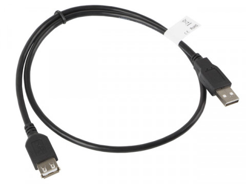 Lanberg przedłużacz usb 2.0 am-af 70cm (czarny) ca-usbe-10cc-0007-bk - Galeria zdjęcie 2