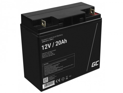 GREEN CELL AKUMULATOR ŻELOWY AGM10 12V 20AH - Galeria zdjęcie 1