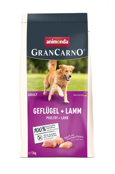 ANIMONDA Gran Carno Adult Drób z jagnięciną - sucha karma dla psa - 12kg + GRATIS - Galeria zdjęcie 2