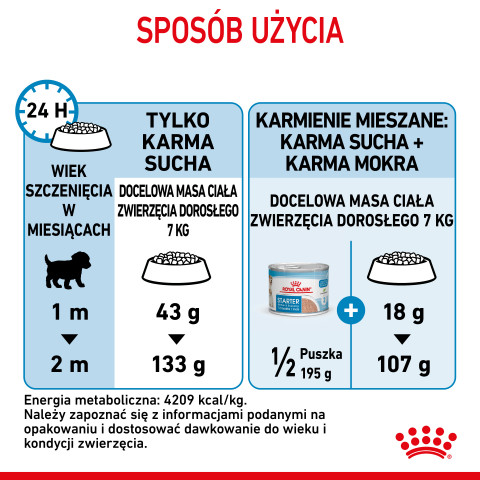 ROYAL CANIN Starter Mini Mother & Babydog - sucha karma dla szczeniąt i suk w ciąży oraz okresie laktacji - 1 kg - Galeria zdjęcie 10