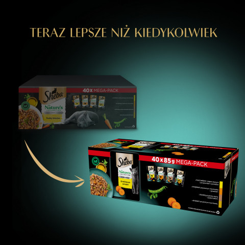 SHEBA Nature's Collection Drobiowe Smaki w galaretce - mokra karma dla kota - 40x85 g - Galeria zdjęcie 14