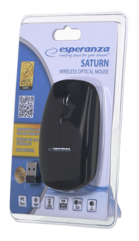 MYSZ ESPERANZA BEZPRZEWODOWA EM120K NANO USB PC/MAC - Galeria zdjęcie 2