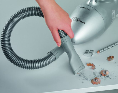 Odkurzacz Clatronic HS 2631 (ręczny 700W srebrny) - Galeria zdjęcie 2