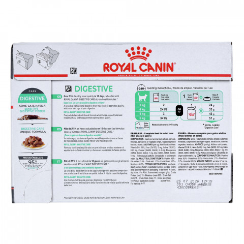 ROYAL CANIN FHN Digest Sensitive w sosie - mokra karma dla kota dorosłego - 12x85g - Galeria zdjęcie 3