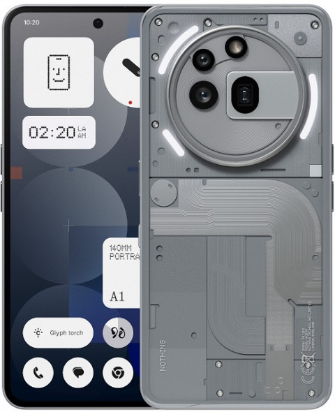 Nothing Phone 3A Pro 5G DS. 12/256GB Grey - Galeria zdjęcie 1